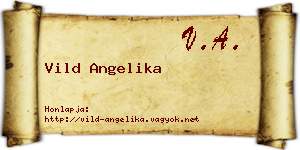 Vild Angelika névjegykártya